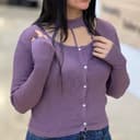 ژاکت بافت و تاپ وارداتی 1069