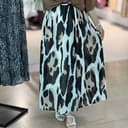 دامن طرح دار حریر وارداتی کد 967