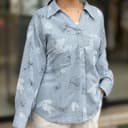 شومیز طرح برگ کد 764