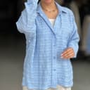 شومیز کوک دوزی پلیسه ای کد917