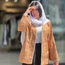 مانتو کتی ژاکارد مروارید دوزی شده کد  856