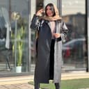 پالتو بلند چرم کد 730