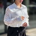 شومیز خامه دوزی شده کد 825