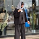 ست تونیک وشلوار نگینی کد 823 