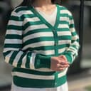 بافت جلو دکمه نگین دار کد 753