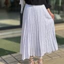 دامن نگینی  پلیسه وارداتی مدل3 کد843