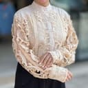 شومیز طرح دار وارداتی کد 837