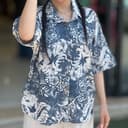 شومیزمانتویی آبرنگی طرح ۲ کد 898