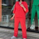 ست شومیز و شلوار نخی کوک و دوک کد 509