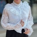 شومیز گیپور عروسکی کد 836