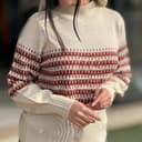 بافت یقه گرد وارداتی 745