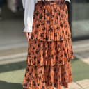 دامن طبقه ای پینترستی  وارداتی کد 860