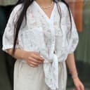 شومیز طرح گل کد 952