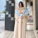 ترنچ کت ترکیبی جین کد 634