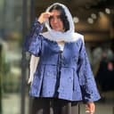 کت عروسکی گلدار کد 855