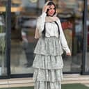 دامن پينترستی طبقه ای مدل۳ کد 864