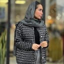 ژاکت بافت دکمه مرواریدی کد 750