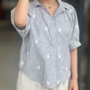 شومیز آستین پفکی کد937